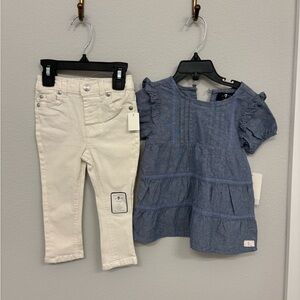 Seven Jeans for All Mankind Toddler Girls outfit size 2T NWT